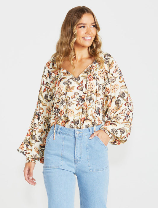 SASS Dara Boho Top - Wildflower