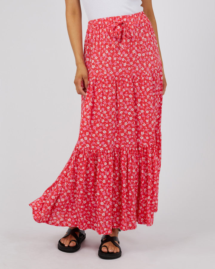 All About Eve Dolly Maxi Skirt | Red