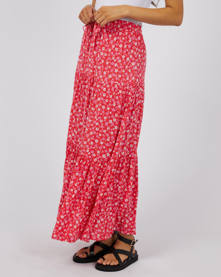 All About Eve Dolly Maxi Skirt | Red