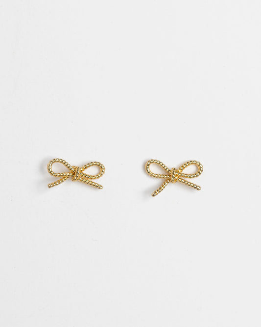 Stella + Gemma Rope Bow Stud