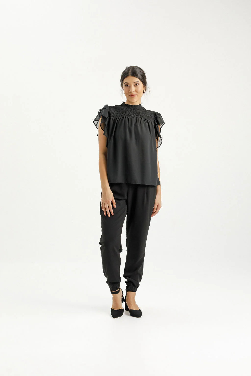 Home-lee Charlie Top - Black