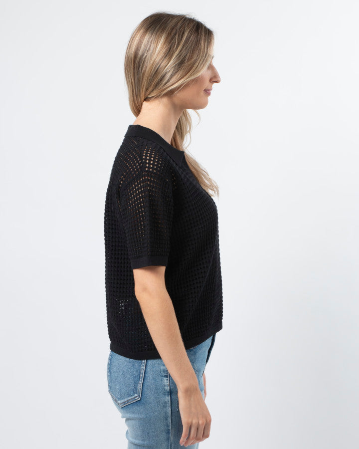 Stella + Gemma Jonah Knit Top | Black