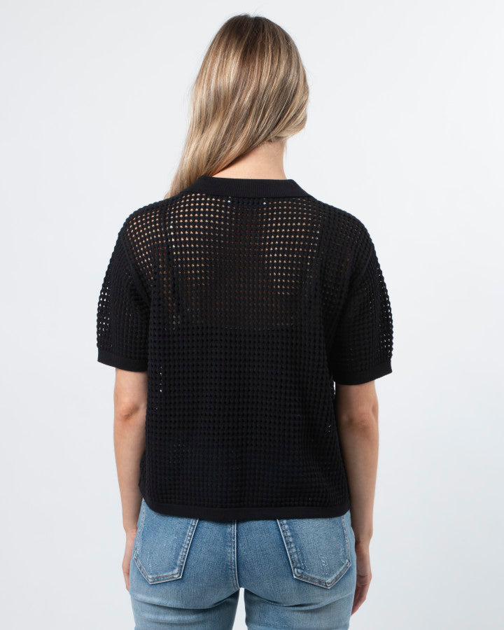 Stella + Gemma Jonah Knit Top | Black