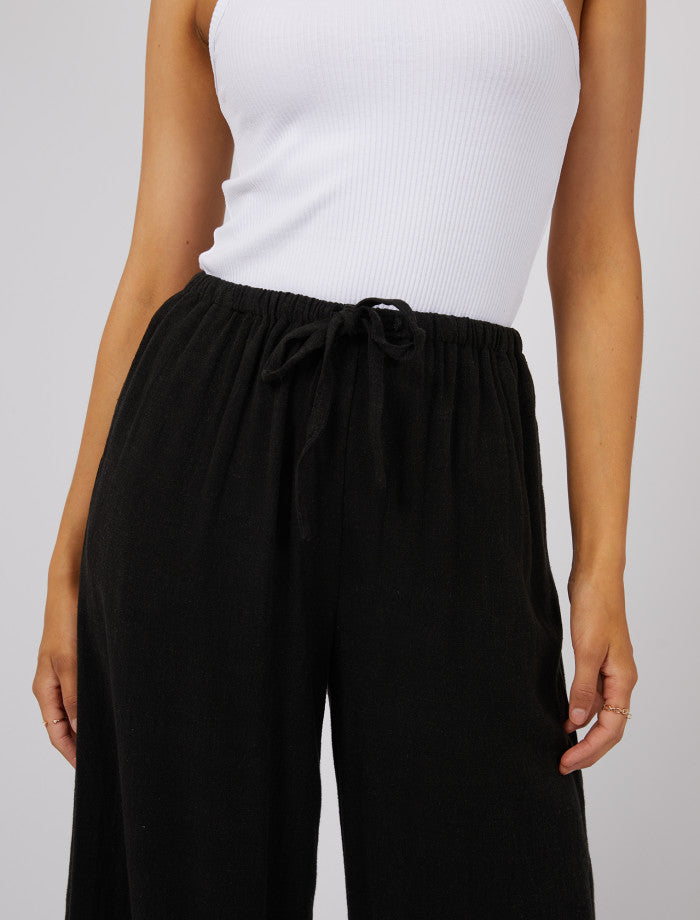 All About Eve Luxe Linen Pant | Black