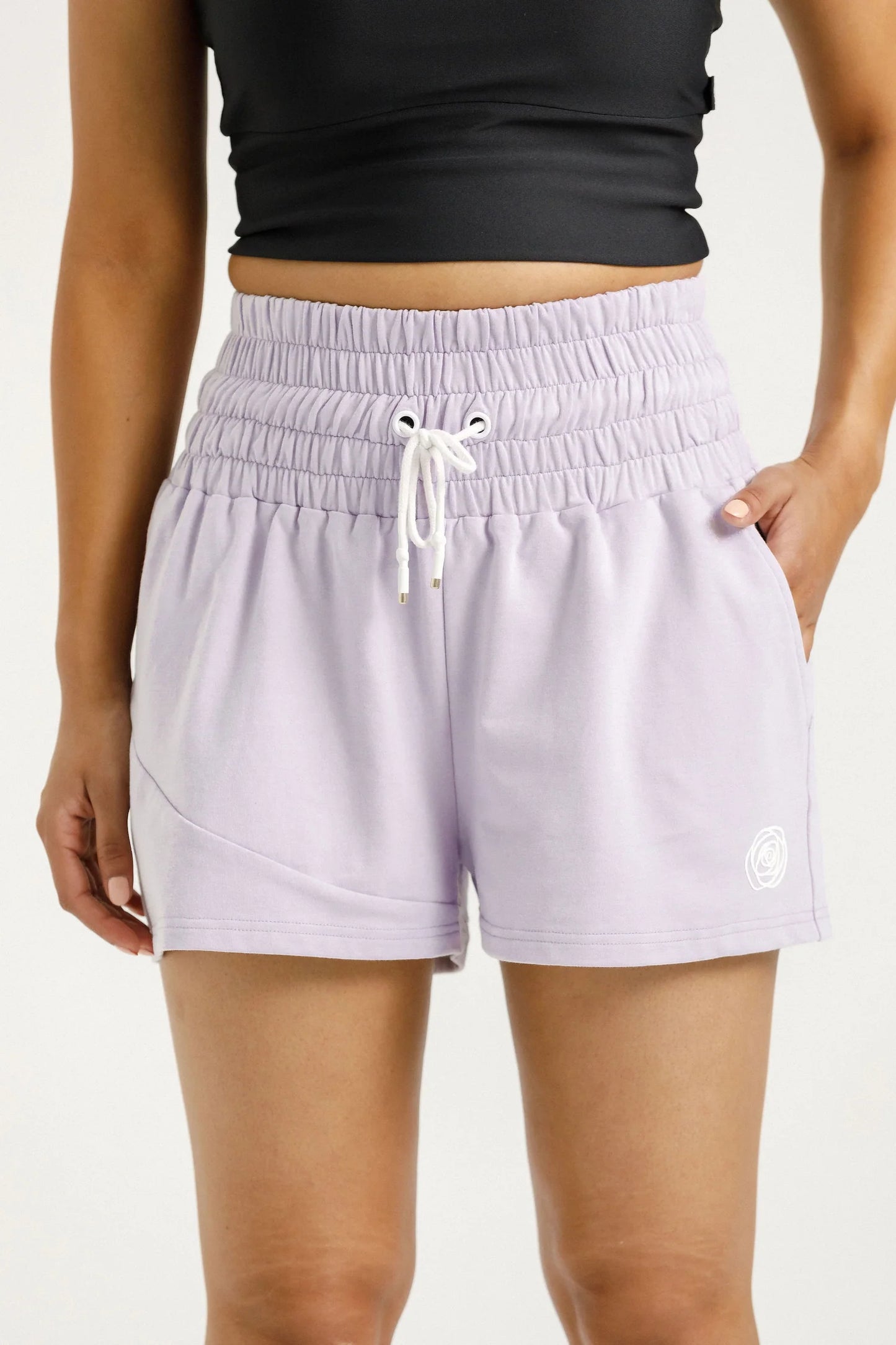 Rose Road Blake Shorts | Lilac