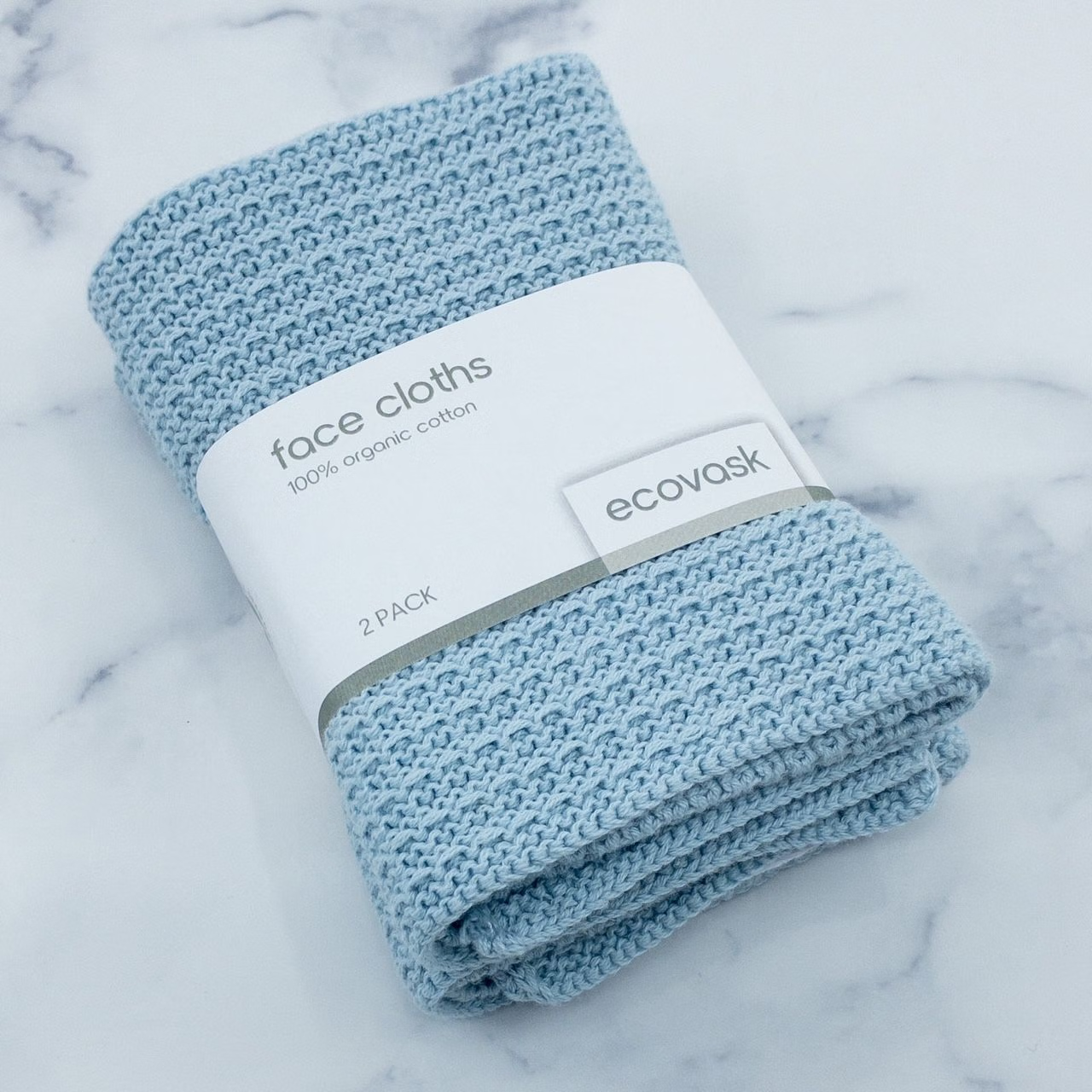 Ecovask Face Cloths - 2 pack