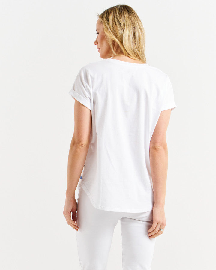 Betty Basics Sunny Tee | Ocean Waves