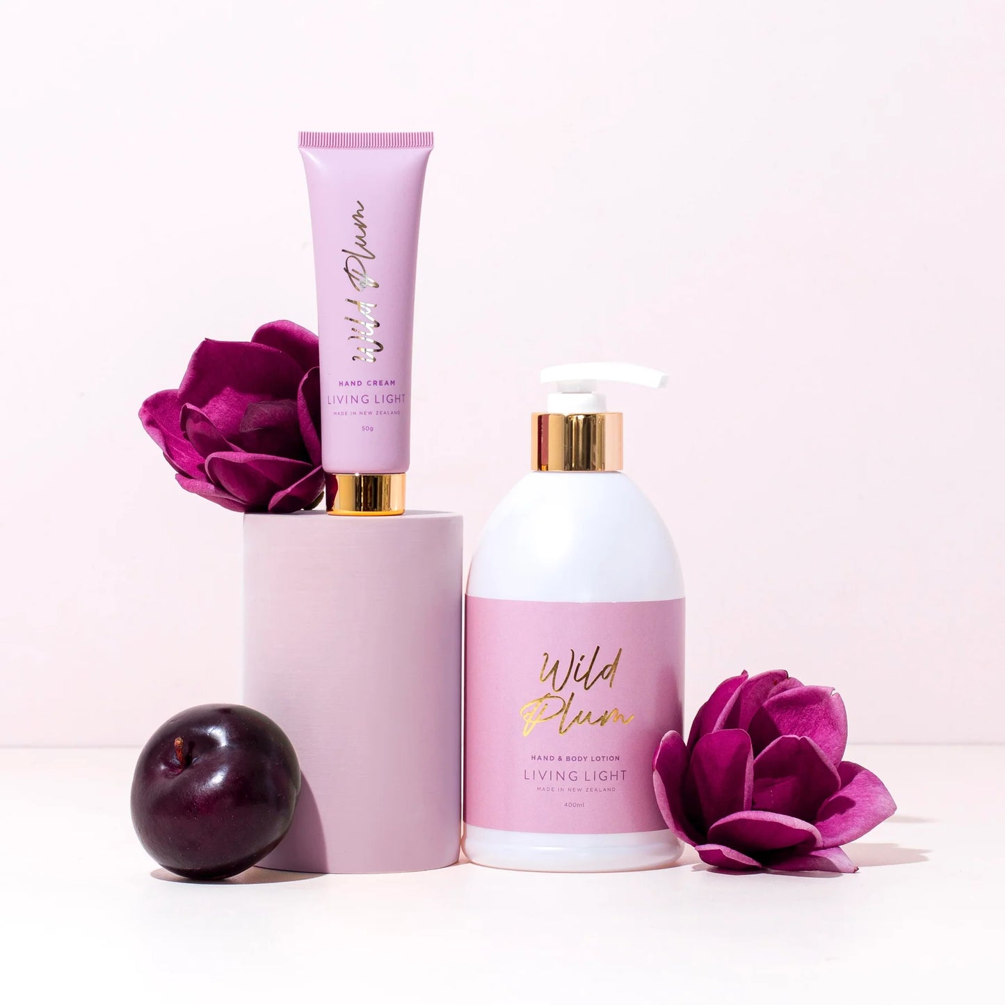 Living Light Wild Plum Hand & Body Lotion