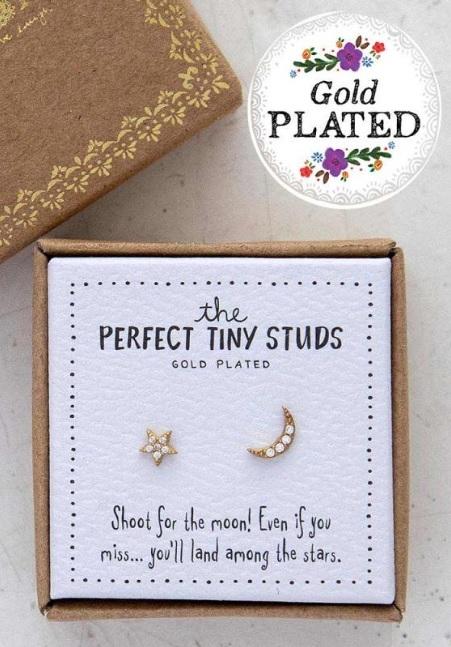 Perfect Tiny Studs - Star & Moon