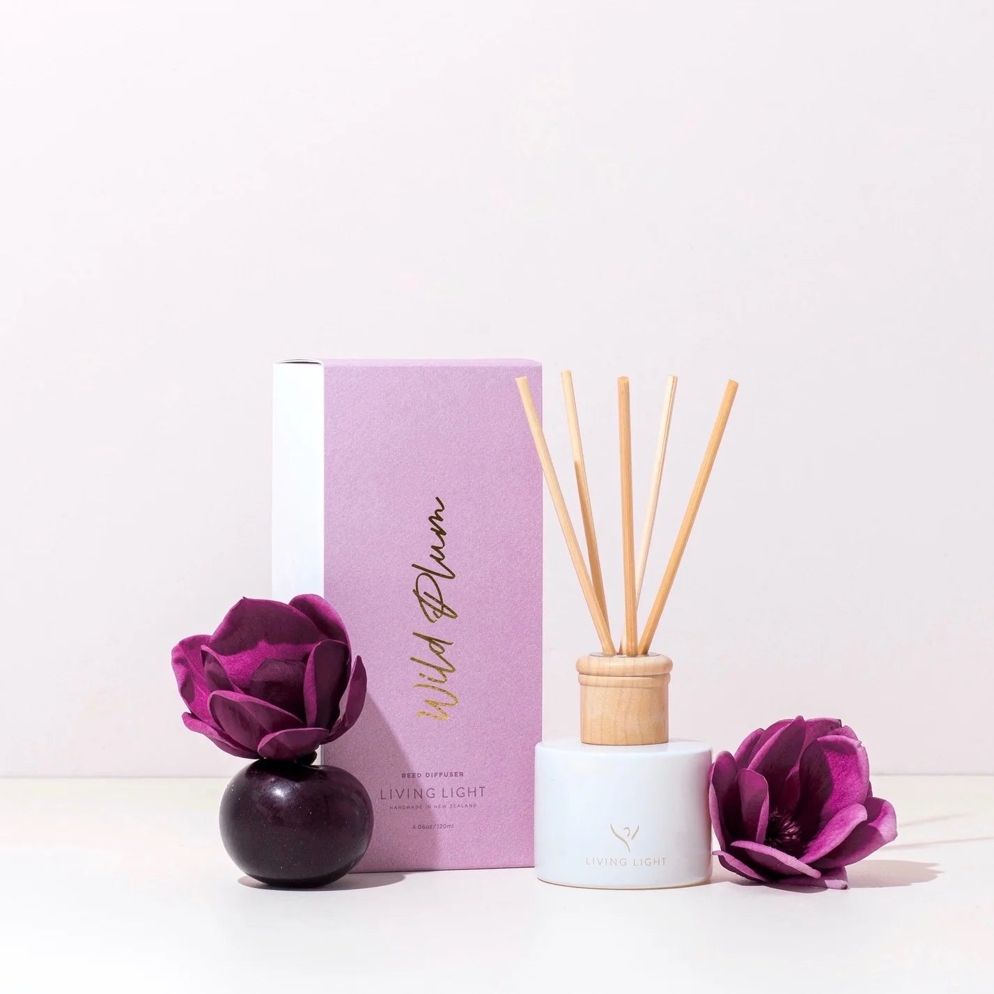 Living Light Reed Diffuser - Wild Plum